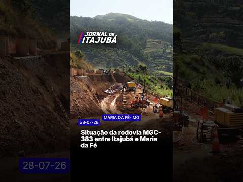 🛣️🚗 SITUAÇÃO DA RODOVIA MGC-383 ENTRE ITAJUBÁ E MARIA DA FÉ PREOCUPA MOTORISTAS 🚗🛣️