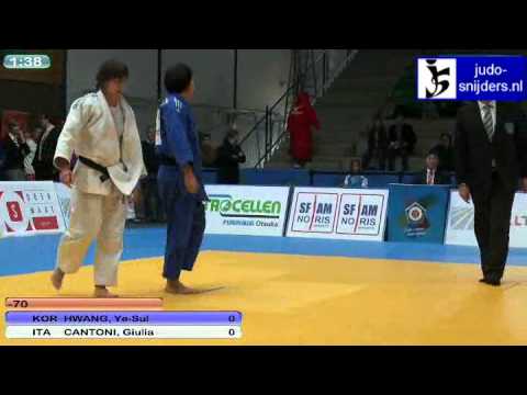 Judo 2011 World Cup Oberwart: Ye-Sul Hwang (KOR) - Giulia Cantoni (ITA) [-70kg]