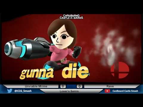 CCG Smash 4 Singles - Loser's Semis - Rave vs. UnviableMiime