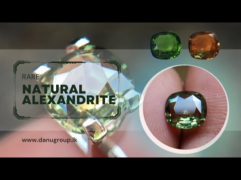 Natural Alexandrite Gemstone - Rare and one of the phenomenal gem for special jewelry or collection