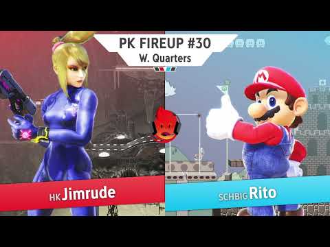 Jimrude (Zero Suit Samus) vs Rito (Mario) - PK Fireup #31 Winners Quarter Finals