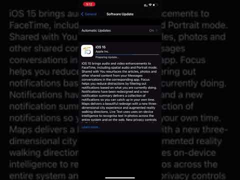 IOS 15 update for iPhone XR