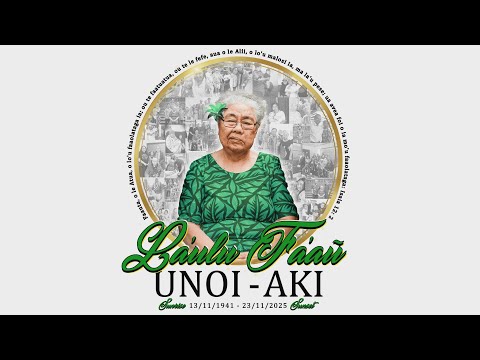 Funeral & Burial of La’ulu Fa’aū Unoi-Aki [Tue]