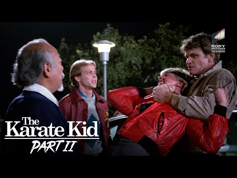Mr. Miyagi Saves Johnny from Reese & Daniel Begins to Train Again | The Karate Kid Part 2 (1986)
