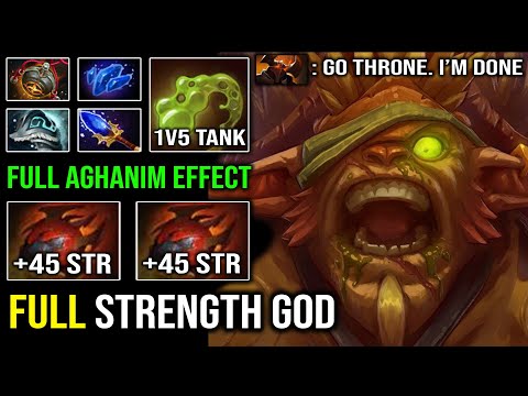 FULL STRENGTH GOD 1v5 Tank AoE Nasal Goo Bristleback 100% Out of Control & Made Enemy Give Up Dota 2