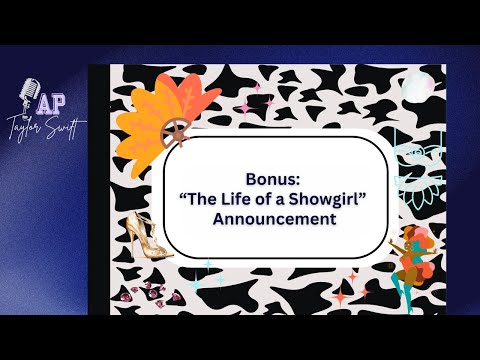 TS12 'The Life of a Showgirl' Album Breakdown: Taylor Swift Podcast Appearance, Album Track Analysis & Literary Connections