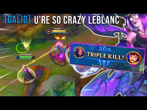 LEBLANC SUPPORT TI FA DIVENTARE PAZZO - League of Legends ITA #3661