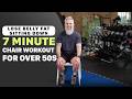 7 Minutes Chair Exercises for Seniors | Chair Workout To Burn Belly Fat | Welltech