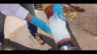 Repairing a Live Leak on a Steel Pipe - SylWrap Pipe Repairs