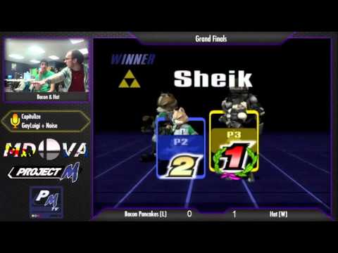 Grand Finale - Project M @ Xanadu Dec. 29: Hat (Sheik, Marth) vs. Bacon Pancakes (Fox)