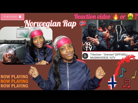 Reacting to Norwegian Rap | T-Section - "Grensen"