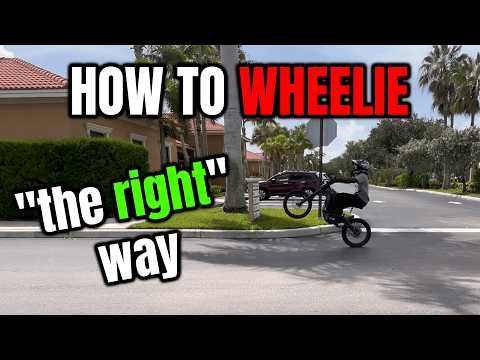 PROPER WAY TO WHEELIE YOUR SURRON!