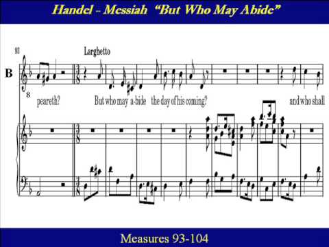 Bass Handel Messiah But Who May Abide Score