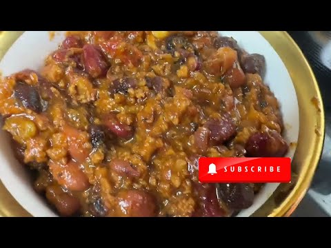 Jamaican Making Quick American SIMPLY CHILLI” In 30 MINS #cooking #food