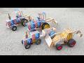 How To Make Matchbox Tractor At Home Diy Mini Tractor Mini Tractor Science Project