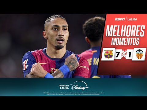 Gols e lances de Barcelona x Valencia
