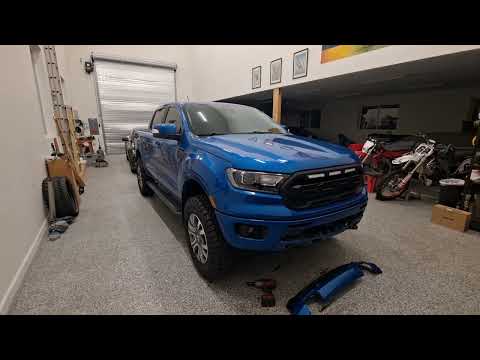 2021 Ford Ranger Lift, Tires, Spacers, Intrusion Bars, Alignment, and Speedometer Calibration