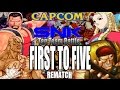 Capcom Vs SNK Tag Team M U G E N First To Five Larance Blood Sagat Vs Karin Rolento