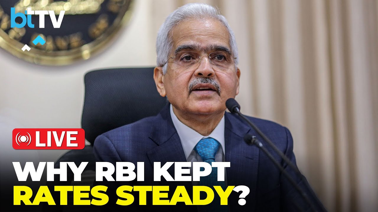 LIVE: RBI Governor Shaktikanta Das On Economic Outlook & MPC Interest Rate Decision