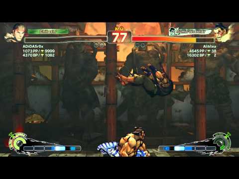ADiDaSr0x (RY) vs Aliktea (HO) | SSF4: Arcade Edition PC - Ranked Match