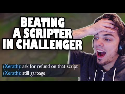 AZZAPP VS CHALLENGER SCRIPTER, HOW TO RECOGNIZE SCRIPTS AND CAN YOU BEAT THEM? - League of Legends