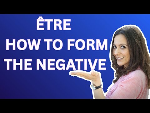 French for Beginners Lesson: Negative form of Être in the present (DELF A1)