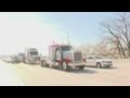 Truck convoy rolls into DC with horns blaring