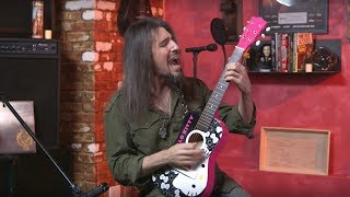 Bumblefoot Jams Rock + Metal Classics on Hello Kitty Guitar