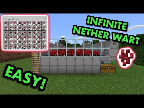 Insane Minecraft Nether Wart Farm Tutorial!