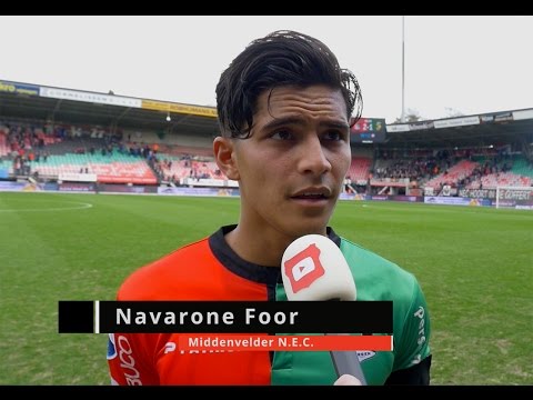 Navarone Foor: 'Werken voor elkaar is het belangrijkste'