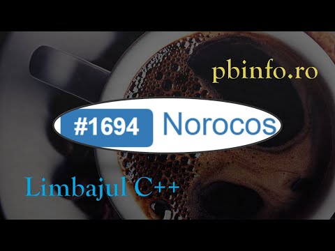 Limbajul C++, problema #1694 Norocos de pe pbinfo.ro
