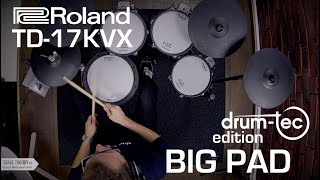 Video thumbnail for Roland TD-17 KVX electronic drumkit drum-tec edition Big Pad with PDX-100 by drumtecTV