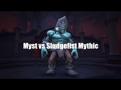 Myst vs Sludgefist Mythic Castle Nathria - MM Hunter POV