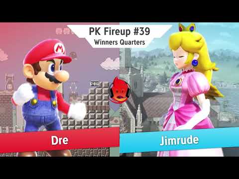 Dre (Mario) vs Jimrude (Peach) - PK Fireup #39 Winners Quarter Final
