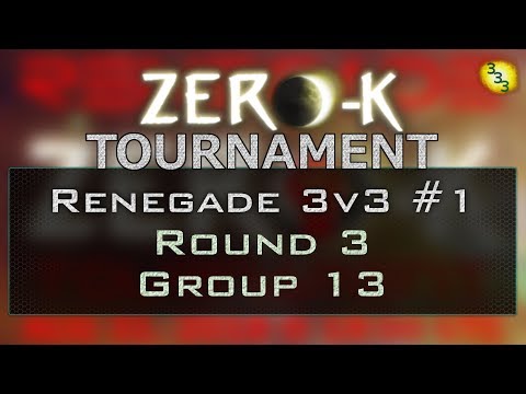 2018/08/31 3v3 Renegade Tournament: Swiss Round 3 - Zero-K