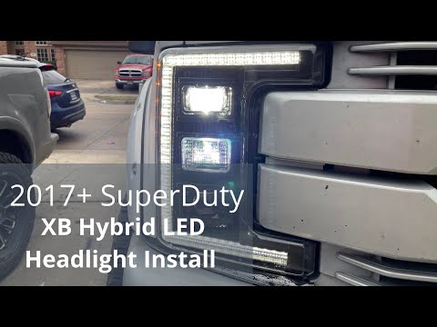 2017+ Ford Superduty Morimoto XB LED Hybrid Headlight Install