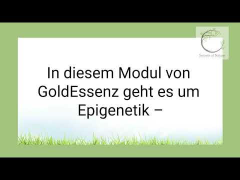 Zum GoldEssenz 3 Kurs - Epigenetik & Zellbewusstsein: Vorschau