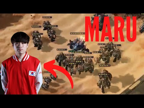 Maru's Insane Multitasking - StarCraft 2 Maru vs Dark