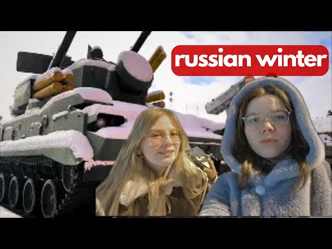 RUSSIAN WINTER WONDERLAND: St. Petersburg Military Museum in Snow (Pola's Vlog) #travelvlog  #vlog