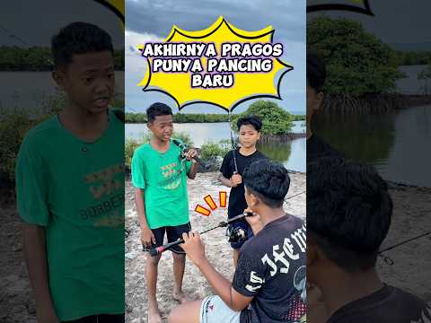 Akhirnya pragos punya pancing baru #wakmi #videolucu #mancing #comedy #funny #lucu
