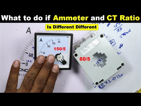 Learn Practically what to do when CT & Ammeter ratio is Different @TheElectricalGuy