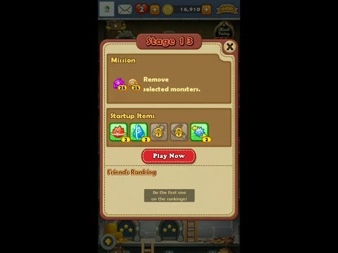 Monster Busters: Match 3 Puzzle Stage 13