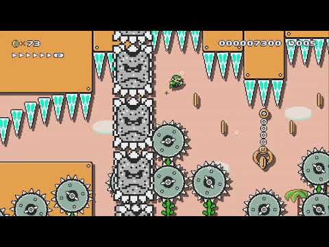 20 Seconds: Thwomp Temple Run by bruhhhhhh - Super Mario Maker 2 - No Commentary 1bu