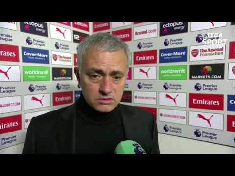Arsenal 1-3 Manchester United - Jose Mourinho post match interview