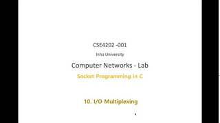[2020 Spring - Computer Networks] Lab 10