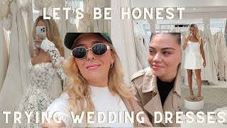 Trying On Wedding Dresses For The 1st Time! Honest Thoughts On Getting Married & Girls Day In London