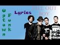 Fall out boy - uptown funk(cover) - Lyrics 