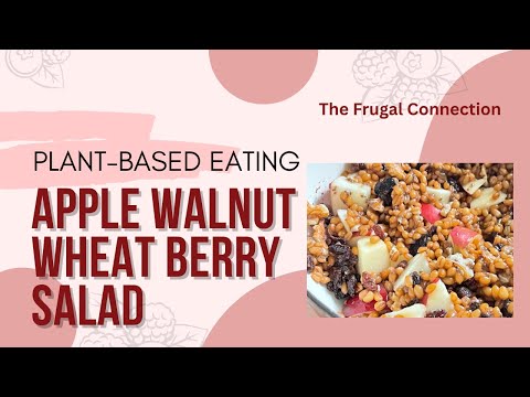 Apple Walnut Wheat Berry Salad