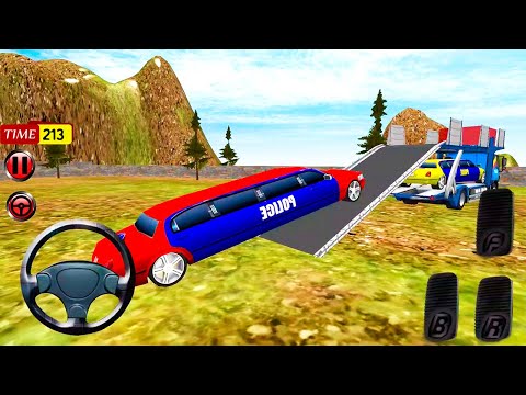 Police Car Offroad Transport Truck | Luxury Police Cars Transport | Android GamePlay #11