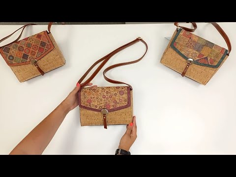 Cork shoulder bag PL7087